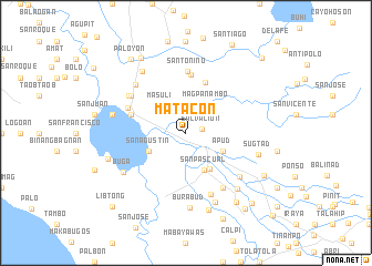 map of Matacon