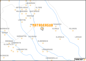 map of Mata de Agua