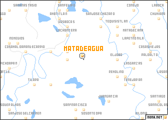 map of Mata de Agua