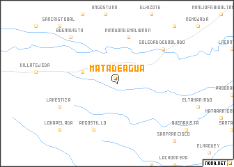 map of Mata de Agua