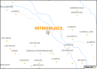 map of Mata de Bejuco