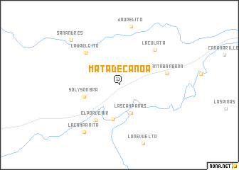 map of Mata de Canoa