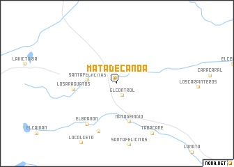 map of Mata de Canoa