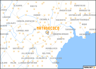 map of Mata de Coco