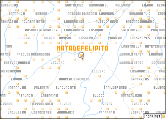 map of Mata de Felipito