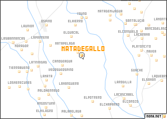 map of Mata de Gallo