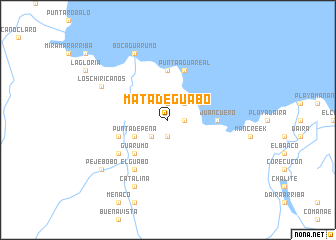 map of Mata de Guabo