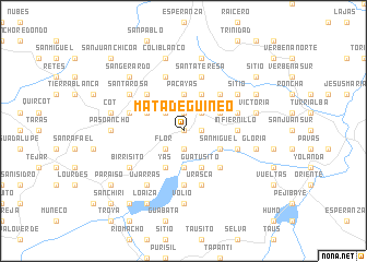 map of Mata de Guineo
