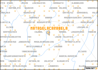 map of Mata de la Carabela