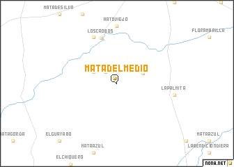 map of Mata del Medio