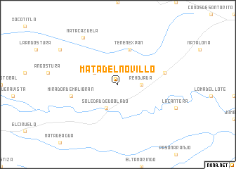 map of Mata del Novillo