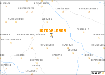 map of Mata de Lobos