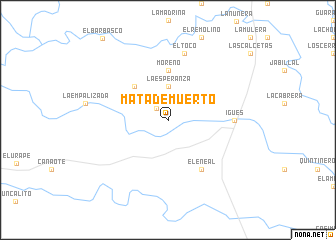 map of Mata de Muerto