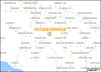 map of Mata de Naranja