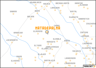 map of Mata de Palma