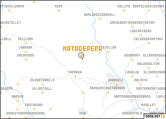 map of Matadepera