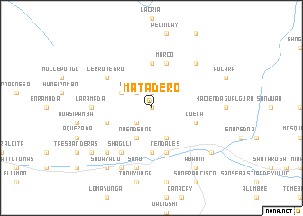 map of Matadero