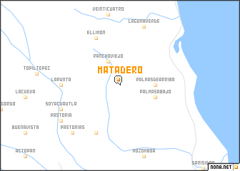 map of Matadero