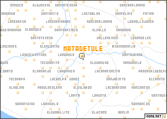 map of Mata de Tule