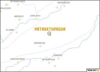 map of Mata de Turagua