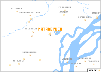 map of Mata de Yuca