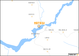 map of Matadi