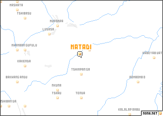 map of Matadi