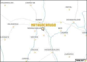 map of Mata do Canudo