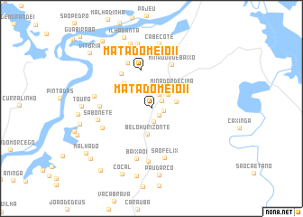 map of Mata do Meio II