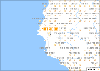 map of Matador