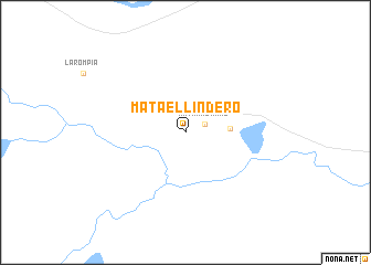 map of Mata El Lindero