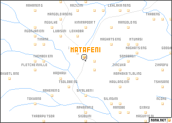 map of Matafeni