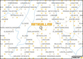 map of Mata Gallina