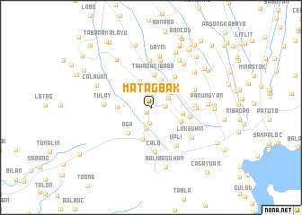 map of Matagbak