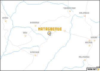 map of Matagbende