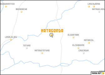 map of Mata Gorda