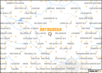 map of Mata Gorda