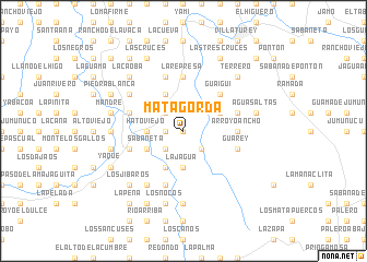 map of Mata Gorda