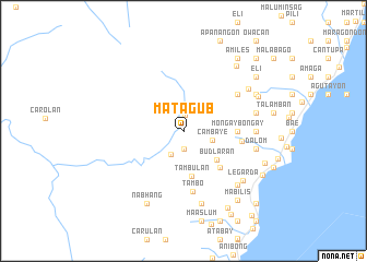 map of Matagub