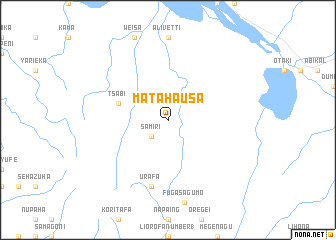 map of Matahausa