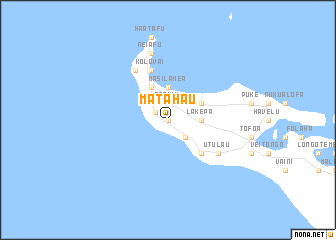 map of Matahau