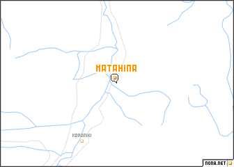 map of Matahina