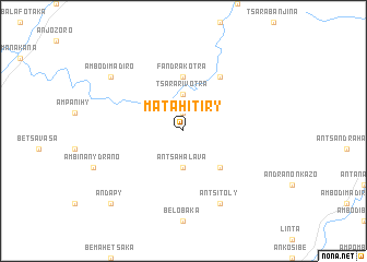 map of Matahitiry