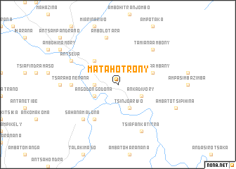 map of Matahotrony