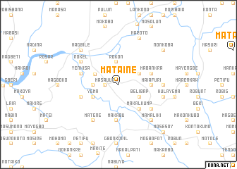 map of Mataine