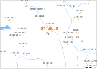 map of Matajillo