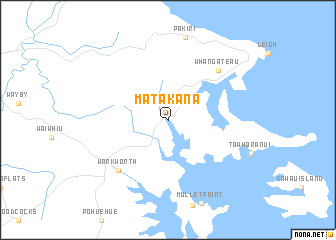 map of Matakana
