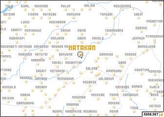 map of Matakan