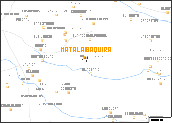 map of Mata La Baquira