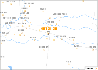 map of Matalam